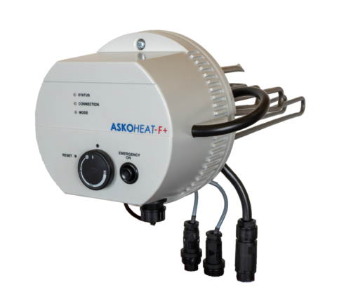 ASKOMA Flansch-Heizkörper Heizstab ASKOHEAT-F+, Ø 180mm, 7- und 3-stufig, 230 / 400V – Bild 2